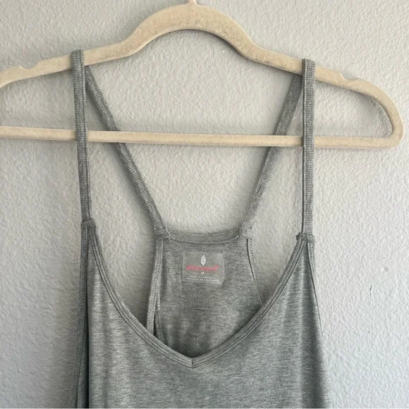 NWOT Free People Movement Hot Shot Onesie Heather Grey - Picture 4 of 6